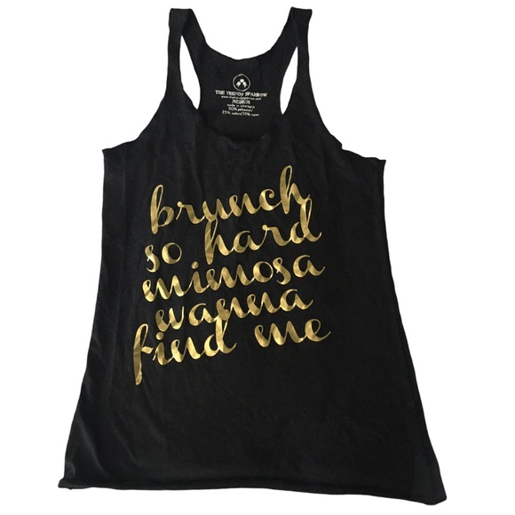 Tops - The Trendy Sparrow Tank “Brunch”